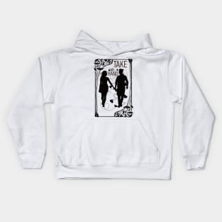 VALENTINE IS NOT CANCELLED BECAUSE OF COVID BY CHAKIBIUM Kids Hoodie